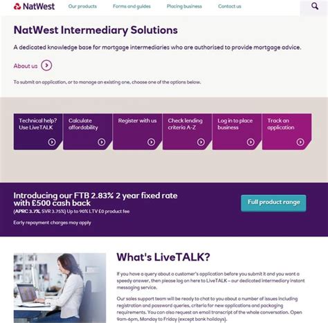 NatWest Intermediaries new portal